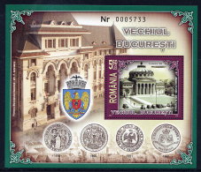 ROMANIA 2007 Old Bucharest Blocks (2)   MNH / **.  Michel Blocks 397-98 - Hojas Bloque