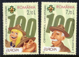 ROMANIA 2007 Europa: Scouting Set Of 2  MNH / **.  Michel 6190-91 - Nuevos