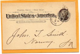 United States 1897 Card Mailed - ...-1900