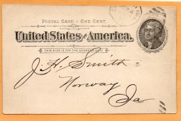 United States 1897 Card Mailed - ...-1900