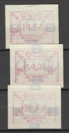 Belgie -  Belgique Ocb Nr :  ATM87  ** MNH  (zie  Scan Als Voorbeeld) Set 11 - 14 - 28 CF VISE   14F !!! Pas Le 15 ! - Ungebraucht