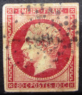 FRANCE           N° 17A              OBLITERE - 1853-1860 Napoléon III