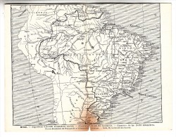 Brésil - Carte Double - Carte Géographique - Chemins De Fer - Editeur: Mission De Propagande - Autres