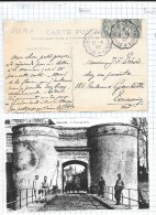 1907. Postal Circulada Con Dos Sellos De 5 Cts - Andere & Zonder Classificatie