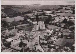 POUZAUGES LE VIEUX : VUE GENERALE AERIENNE EN 1960 - GRAND FORMAT - 2 SCANS - - Pouzauges