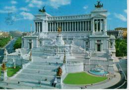 ROMA  ALTARE  DELLA  PATRIA   (FRANCOBOLLI DEL VATICANO)       (VIAGGIATA) - Altare Della Patria