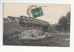 41 - MORÉE -CPA 1911 - LE NOUVEAU PONT - EN TRAVAUX - GENDARMES ET OUVRIERS - Moree