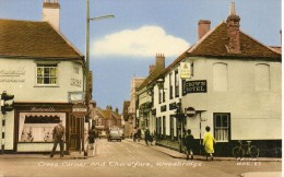 CROSS CORNER AND THOROFARE - WOODBRIDGE - SUFFOLK - 1960's Coloured Frith Postcard - Other & Unclassified