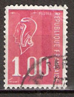 Timbre France Y&T N°1892 (02) Obl  Marianne De Béquet.  1 F.00. Rouge. Cote 0,15 € - 1971-1976 Marianne Of Béquet