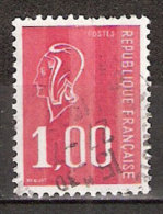 Timbre France Y&T N°1892 (06) Obl  Marianne De Béquet.  1 F.00. Rouge. Cote 0,15 € - 1971-1976 Marianne Of Béquet