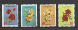 Taiwan Formose 1969 Yvert 673/676 ** Roses - Ongebruikt