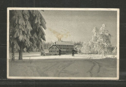 N* OPPENAU * HÖHENHOTEL UND WINTERSPORTPLATZ * ZUFLUCHT * 1947 MIT SKIFAHRER IM WINTER  **!! - Oppenau