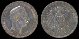 Germany Prussia Wilhelm II 3 Mark 1911A - 2, 3 & 5 Mark Plata