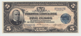 Philippines 5 Pesos 1921 UNC NEUF Pick 53 - Philippinen