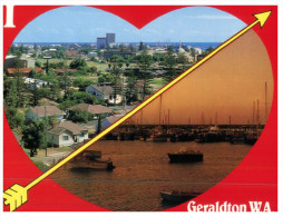 (123) Australia - WA - Geraldton (heart Shape In Card) - Geraldton