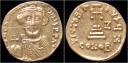 Constans II AV Solidus- Rare Officiana Z - Byzantium