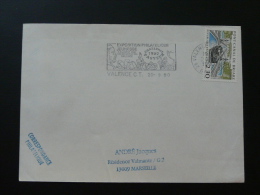 26 Drome Valence Louis Pasteur 1990 - Flamme Sur Lettre Postmark On Cover - Louis Pasteur