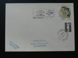 27 Eure Evreux Poupée Doll 1991 - Flamme Sur Lettre Postmark On Cover - Puppen