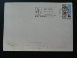 27 Eure Pont Audemer Cahier Des Doléances 1989 - Flamme Sur Lettre Postmark On Cover - Franse Revolutie