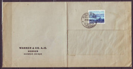 PRO PATRIA  1955  Cachet  De HORGEN  Annee 1955  Envel   PUB  A Fenetre  Timbre SEUL Sur LETTRE - Lettres & Documents