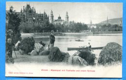 SA300, Zürich, Suisse, Schweiz, Course D'Aviron, Bateau, Schiff,  Alpenquai, Animée, 950, Circulée 1906 - Roeisport