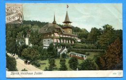 SA323, Zürich, Waldhaus Dolder, Funiculaire, Circulée 1906 - Wald