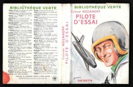Bibl. VERTE : Pilote D'essai //Colonel Rozanoff - Novembre 1955 - Bibliotheque Verte