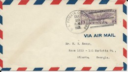 1931 - US NAVY - ENVELOPPE Avec OBLITERATION NAVALE "U.S. FRIGATE CONSTITUTION" - Postal History