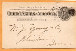 United States 1896 Card Mailed - ...-1900