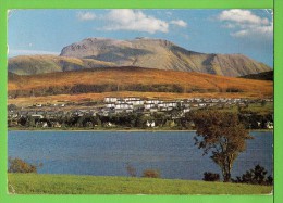 BEN NEVIS AND FORT WILLIAM FROM LOCH LINNHE / Carte écrite En 1975 - Inverness-shire