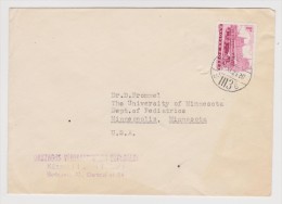 ENVELOPPE HONGRIE HUNGARY 25 NOVEMBRE 1966 BUDAPEST VERS MINNEAPOLIS USA - CACHET 1113 - 2 Scans - - Poststempel (Marcophilie)