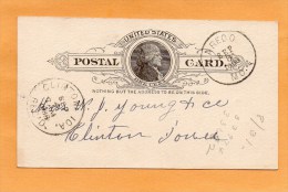 United States 1888 Card Mailed - ...-1900