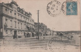 DUCLAIR HOTEL DE LA POSTE ET LE QUAI DE ROUEN - Duclair