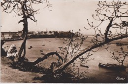 Cpa,MAROC,RABAT,l´oued Bou-regreg Et La Casbah Des Oudaias,vue Sur La Mer,barques,photo Combier,rare - Rabat