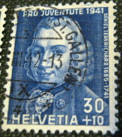 Switzerland 1941 Pro Juventute - Daniel JeanRichard 30c + 10c - Used - Used Stamps