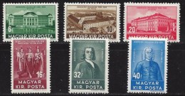 HUNGARY 1938 HISTORY Architecture Buildings People FOUNDING Of DEBRECEN - Fine Set MNH - Unused Stamps