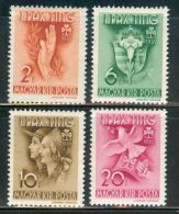 HUNGARY 1939 HISTORY History People Women SCOUTS ORGANIZATION - Fine Set MNH - Unused Stamps