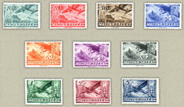 HUNGARY 1936 TRANSPORT Airmail PLANES - Fine Set MNH - Unused Stamps