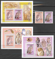 Owls COB 2508/09+BL461/62+BL463 - 2007 MNH - Nuovi