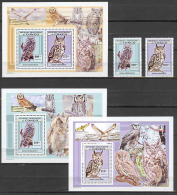 Owls COB 2510/11+BL464/65+BL466 - 2007 MNH - Neufs