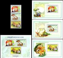 COB 2166/68+BL265/67+BL268 Butterflys 2003 MNH - Nuovi