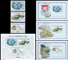 COB 2169/71+BL269/71+BL272 Minerals 2003 MNH - Nuevos