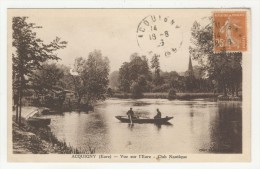 27 - Acquigny       Vue Sur L'Eure  -  Club Nautique - Acquigny