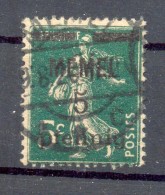 Memel 18c LUXUS Gest. BPP 25EUR (N0361 - Memelland 1923