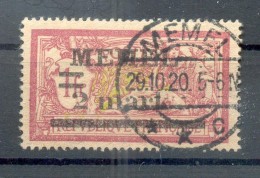 Memel 28x PAPIERSORTE Gest. BPP 20EUR (N0347 - Memel (Klaipeda) 1923