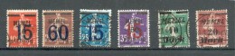 Memel 34/35+47/48+108/9 LUXUS Gest. 29EUR (N0283 - Klaipeda 1923