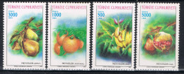 R 886. Serie Completa TURQUIA 1993, Fruits, Fruta, Num 2728 - 2731 ** - Unused Stamps