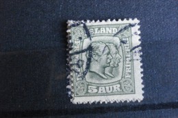 Islande - Années 1907-08 - 5a Vert Frédéric VIII - Christian IX - Y.T. 50 - Oblitéré - Used - Gestemepld - Usati