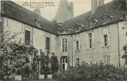 Nievre -ref A144- A Travers Le Morvan - Bazoches - Le Chateau De Vauban - Cour Interieure  - Carte Bon Etat  - - Bazoches