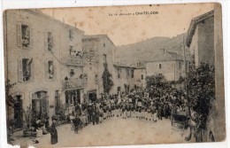 LE 14 JUILLET A CHATELDON  GYMNASTES RARE - Chateldon